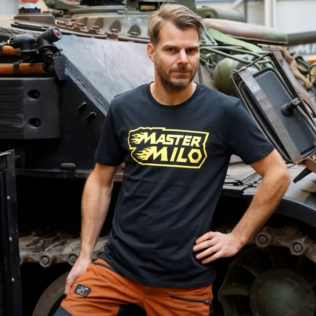 MasterMilo Logo (geel) T-shirt